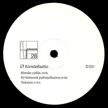 Ã - Konstellaatio (2xLP, Album, RP) Sähkö Recordings
