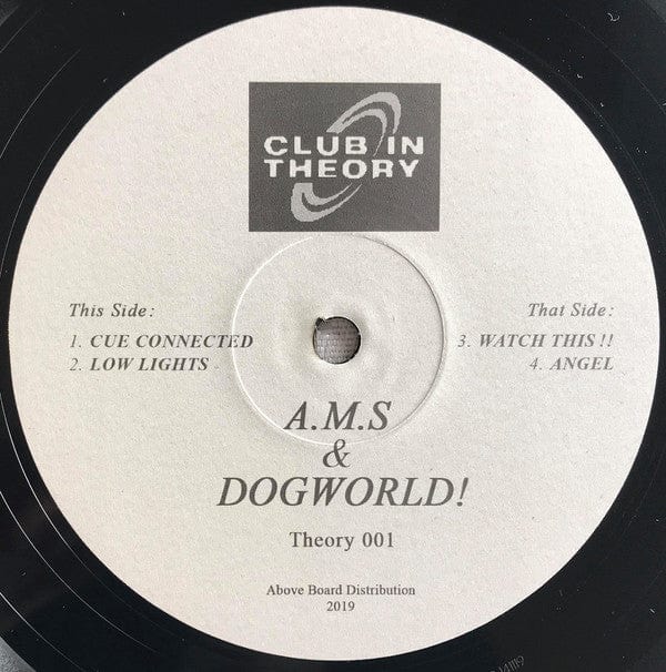 A.M.S & Dogworld! - Theory 001 (12", EP) on Club In Theory at Further Records
