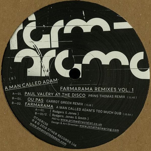 A Man Called Adam - Farmarama Remixes Vol.1 (12") other