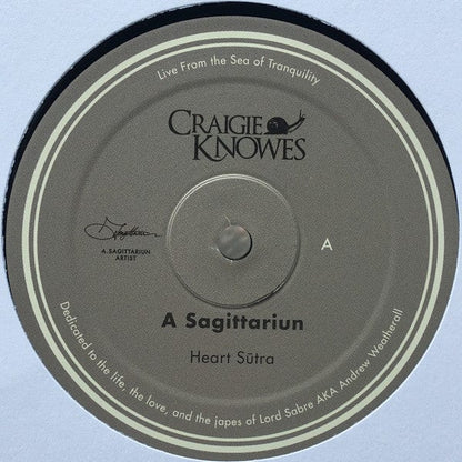 A Sagittariun -  Live From The Sea Of Tranquility (12") Craigie Knowes Vinyl