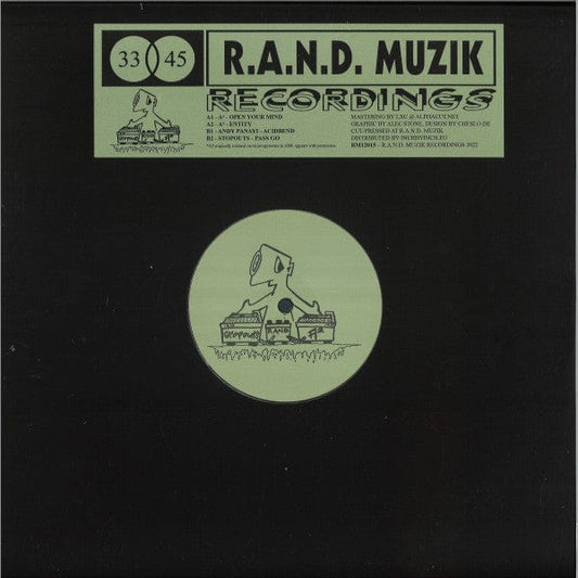 A², Stopouts, Andy Panayi - RM12015 (12") R.A.N.D. Muzik Recordings Vinyl
