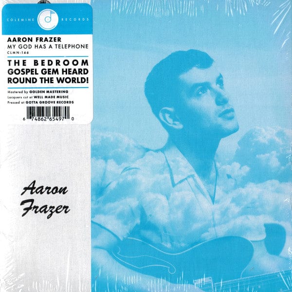 Aaron Frazer – My God Has A Telephone (7", Picture Sleeve, Colemine Records, 2020) Front Cover
