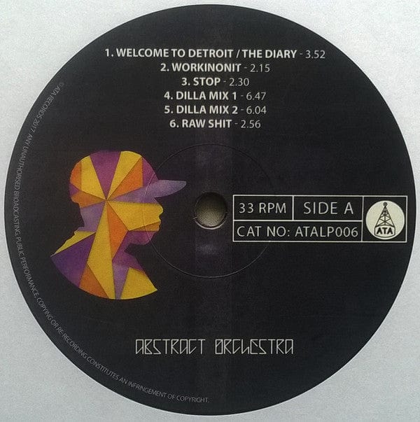 Abstract Orchestra - Dilla (LP) ATA Records (3) Vinyl 5050580669130