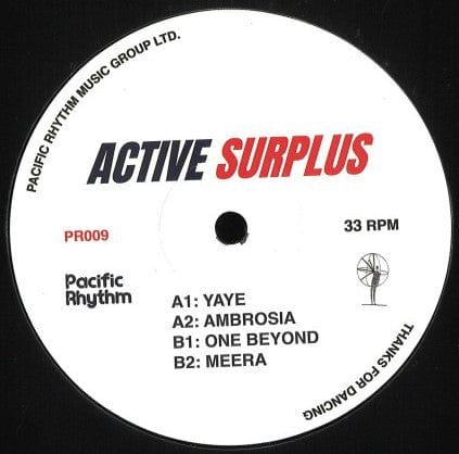 Active Surplus - Active Surplus (12") Pacific Rhythm Vinyl