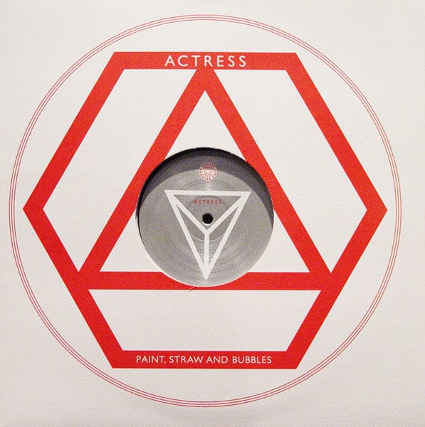 Actress – Paint, Straw And Bubbles (12", Honest Jon's Records, 2010) Front Cover