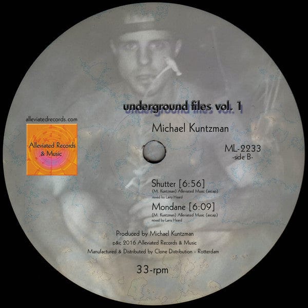 Adam Arthur / Michael Kuntzman -  Underground Files Vol. 1 (12") Alleviated Records Vinyl