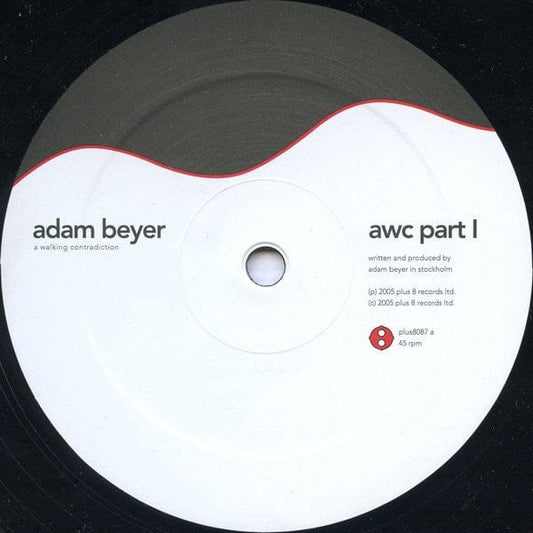 Adam Beyer - A Walking Contradiction (12") Plus 8 Records