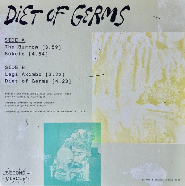 Adam Oko - Diet Of Germs (12") Second Circle Vinyl