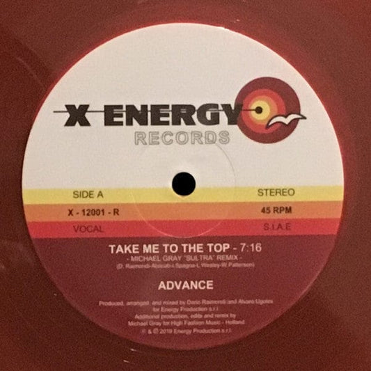 Advance - Take Me To The Top (Michael Gray Remix) (12", S/Edition, Tra) X-Energy Records