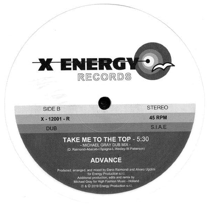 Advance - Take Me To The Top (Michael Gray Remix) (12", S/Edition, Whi) X-Energy Records