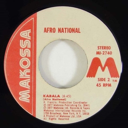 Afro National - Kabala, Maria (7") Makossa Vinyl