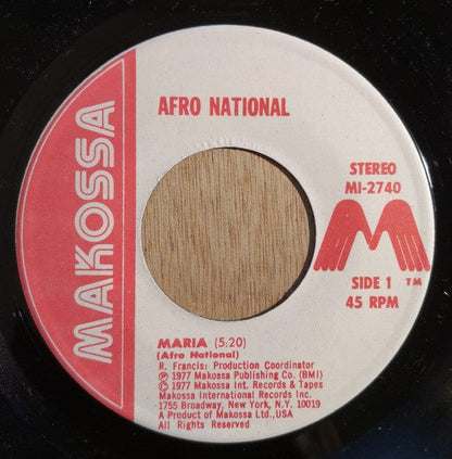 Afro National - Kabala, Maria (7") Makossa Vinyl