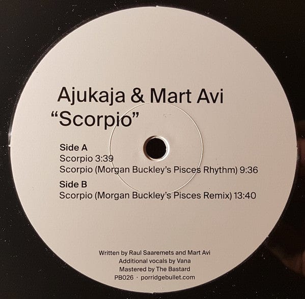 Ajukaja & Mart Avi - Scorpio (12") Porridge Bullet / Pudru Kuul