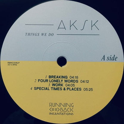 AKSK - Things We Do (LP) Running Back Vinyl 4251804121002