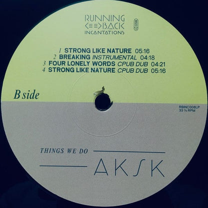 AKSK - Things We Do (LP) Running Back Vinyl 4251804121002