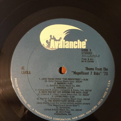 Al Caiola - Theme From The "Magnificent 7 Ride" '73 (LP, Album) on Avalanche (3) at Further Records