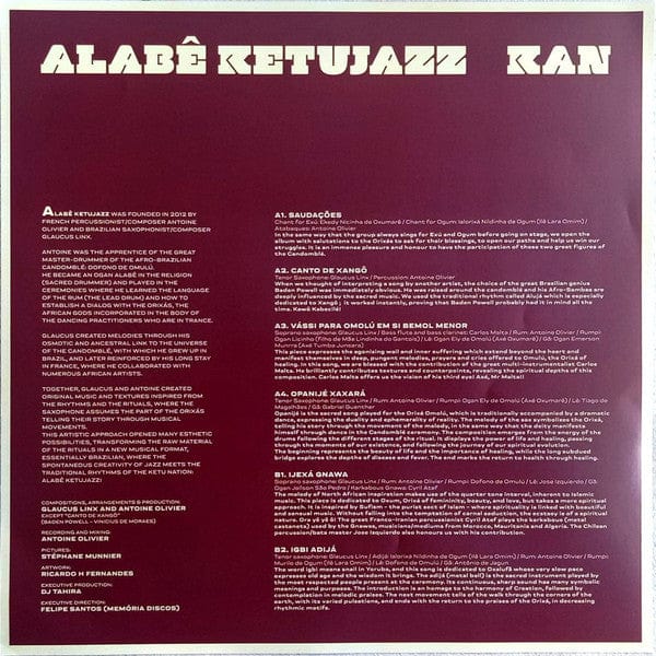 Alabê KetuJazz - Kan (LP) Memória Discos,Poeira Music Vinyl