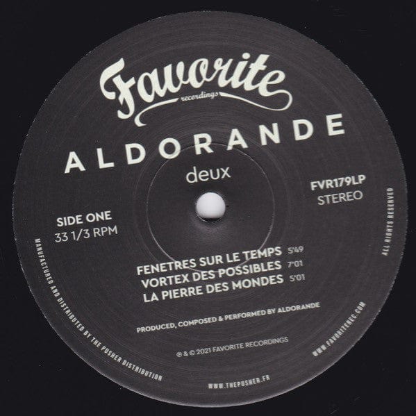 Aldorande - deux (LP) Favorite Recordings Vinyl