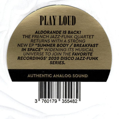 Aldorande – Summer Body / Breakfast In Space (12", Favorite Recordings, 2020) Image 4