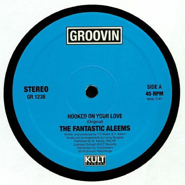 Aleem - Hooked On Your Love (12") Groovin Recordings Vinyl