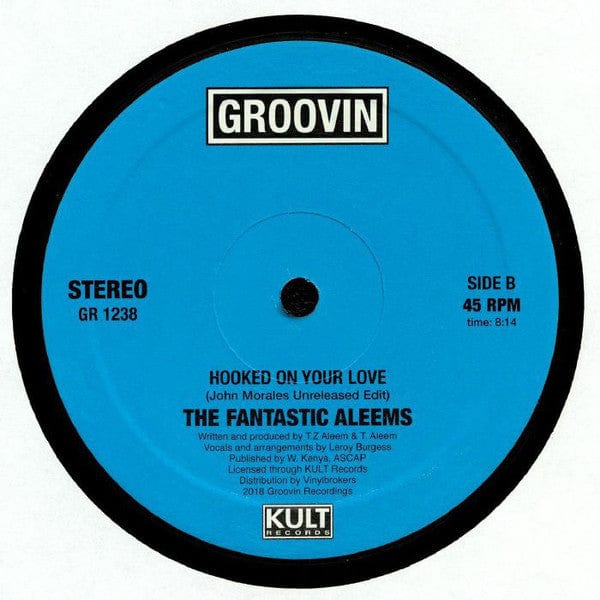 Aleem - Hooked On Your Love (12") Groovin Recordings Vinyl