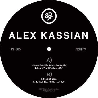 Alex Kassian - Leave Your Life (12", EP) on Pinchy & Friends at Further Records
