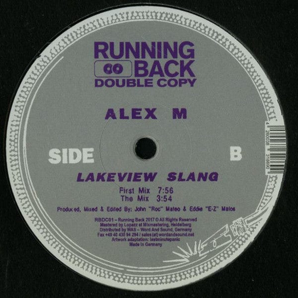Alex M - It Works (12", RE, RM) Running Back Double Copy