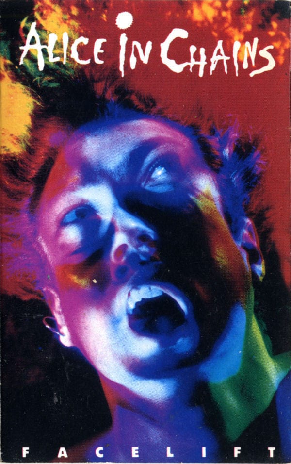 Alice In Chains – Facelift (Cassette, Columbia, 1990) Front Cover