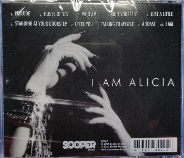 Alicia Walter - I Am Alicia (CD) Sooper Records CD 617201804957