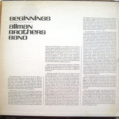Allman Brothers Band* - Beginnings on ATCO Records at Further Records
