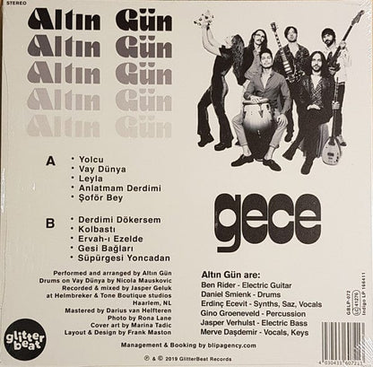 Altın Gün - Gece (LP) Glitterbeat Vinyl 4030433607213