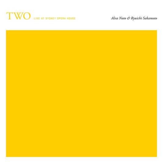 Alva Noto + Ryuichi Sakamoto - Two (Live At Sydney Opera House) (2xLP) Noton Vinyl 5056163017992
