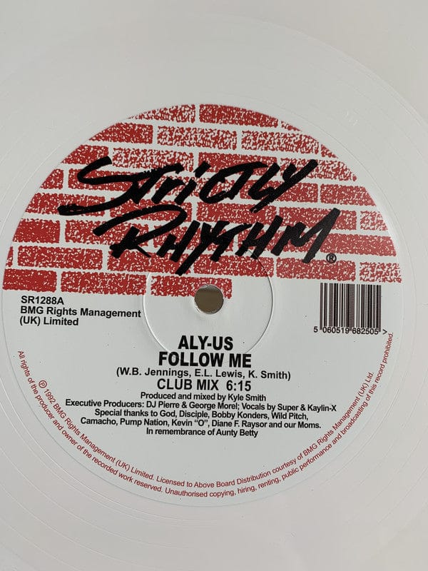 Aly-Us - Follow Me (12", RE, Whi) Strictly Rhythm