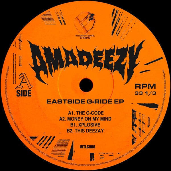 Amadeezy - Eastside G-Ride EP (12") International Chrome Vinyl