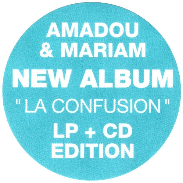 Amadou & Mariam - La Confusion (LP + CD, Album) Because Music