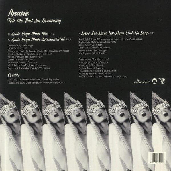Anané - Tell Me That I'm Dreaming (12") Nervous Records Vinyl 091012539619