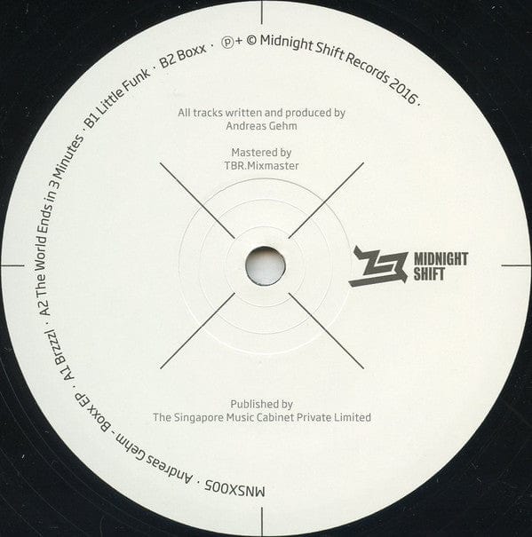 Andreas Gehm - Boxx EP (12", EP) Midnight Shift Records