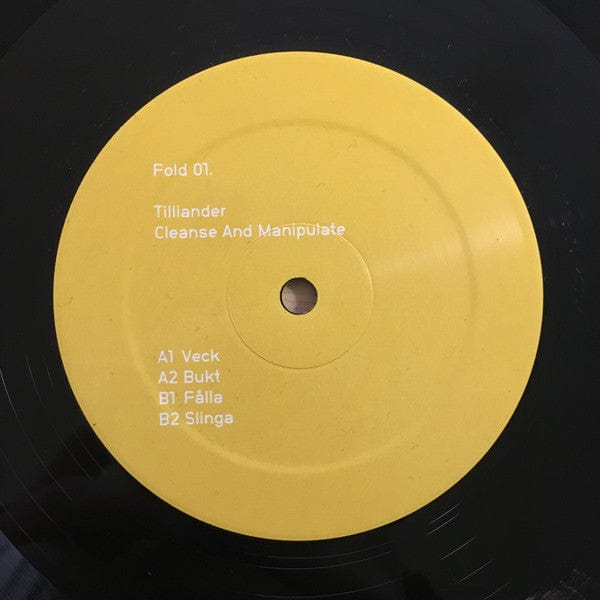 Andreas Tilliander - Cleanse And Manipulate (12") Føld