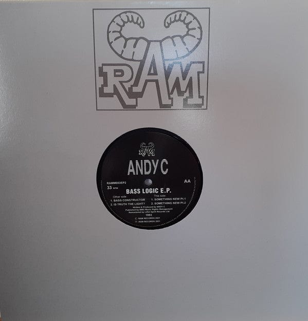 Andy C – Bass Logic E.P. (12", 180 Gram, RAM Records, 2021) Front Cover