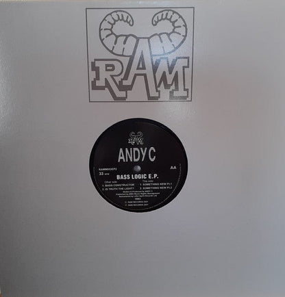 Andy C – Bass Logic E.P. (12", 180 Gram, RAM Records, 2021) Front Cover