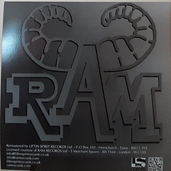 Andy C – Bass Logic E.P. (12", 180 Gram, RAM Records, 2021) Back Cover