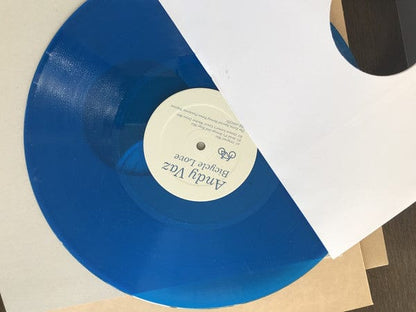 Andy Vaz – Bicycle Love (12", Blue Transparent Vinyl, Yore Records, 2021) Front Cover