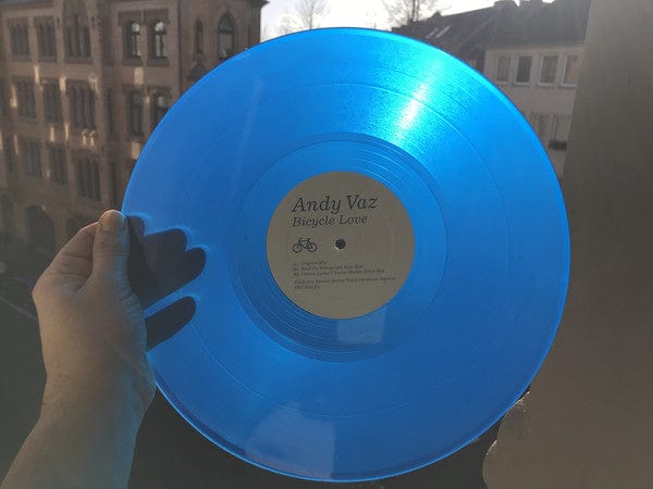 Andy Vaz – Bicycle Love (12", Blue Transparent Vinyl, Yore Records, 2021) Image 3