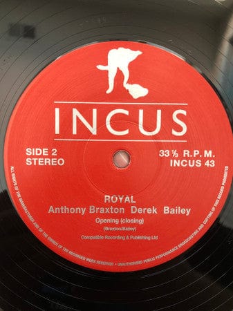 Anthony Braxton Derek Bailey – Royal Volumes 1 & 2 (2xLP, Honest Jon's Records, 2017) Image 3