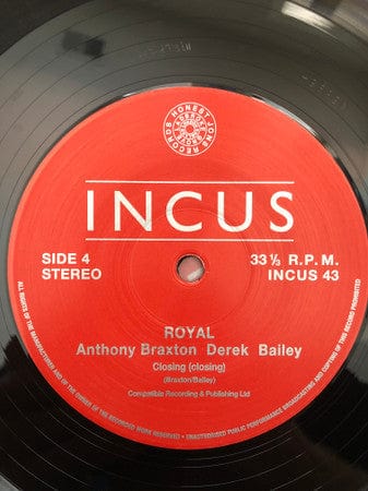 Anthony Braxton Derek Bailey – Royal Volumes 1 & 2 (2xLP, Honest Jon's Records, 2017) Image 5