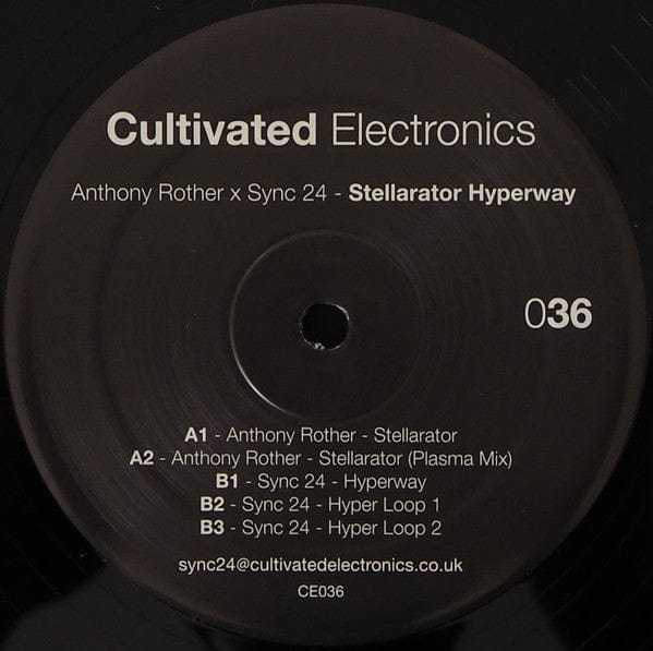 Anthony Rother X Sync 24 - Stellarator Hyperway (12") Cultivated Electronics Vinyl