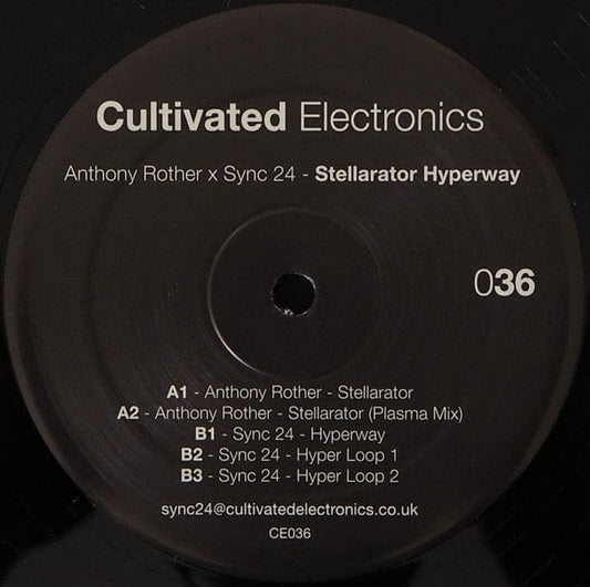 Anthony Rother X Sync 24 - Stellarator Hyperway (12") Cultivated Electronics Vinyl