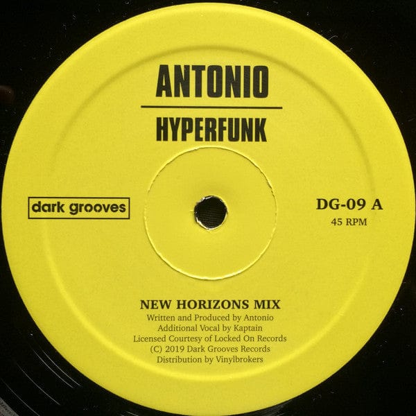Antonio (2) - Hyperfunk (12", RE) Dark Grooves Records
