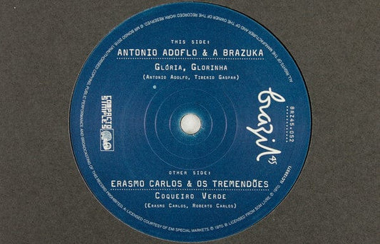Antonio Adolfo & A Brazuca / Erasmo Carlos & Os Tremendões - Gloria Glorinha / Coqueiro Verde (7") Mr Bongo Vinyl