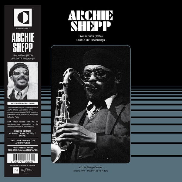 Archie Shepp - Live In Paris 1974 - Lost ORTF Recordings (LP) Transversales Disques Vinyl 3760179356427